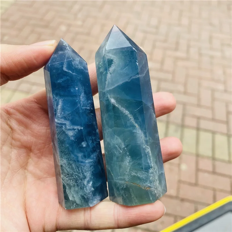 Home & Living Rocks & Geodes Home Décor Blue Fluorite Generator/Tower ...