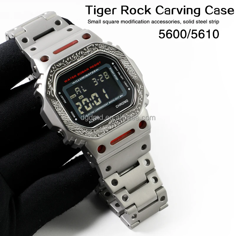 G Shock Square Metal Mod Metal Case Cover With Bezel Kit For Casio
