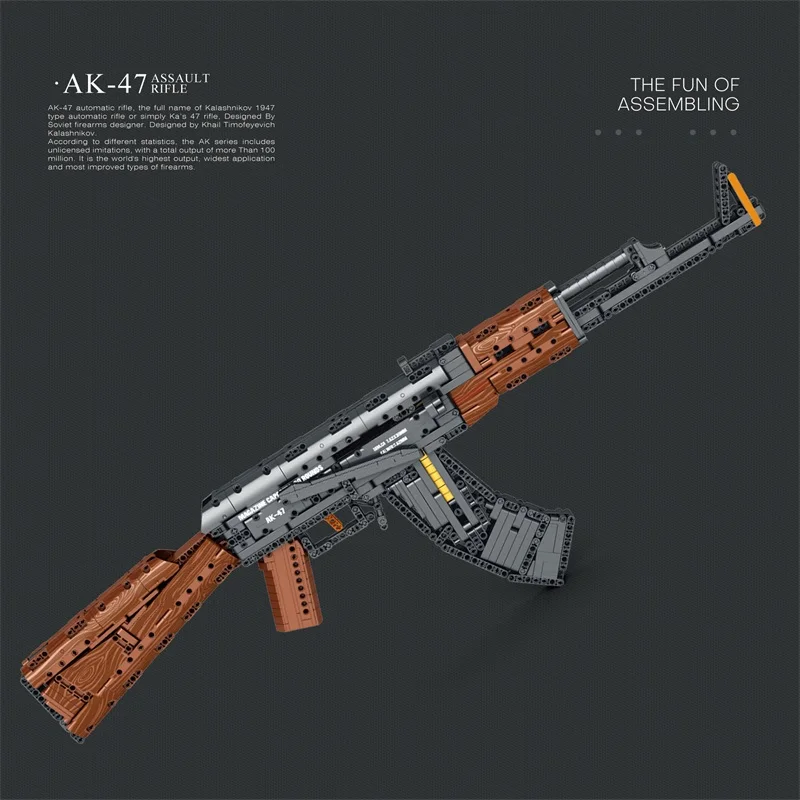 Reobrix 77005 AK47 Sniper Eco-Friendly Plastic Armas De Toys