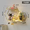 Gold-plated double hexagonal