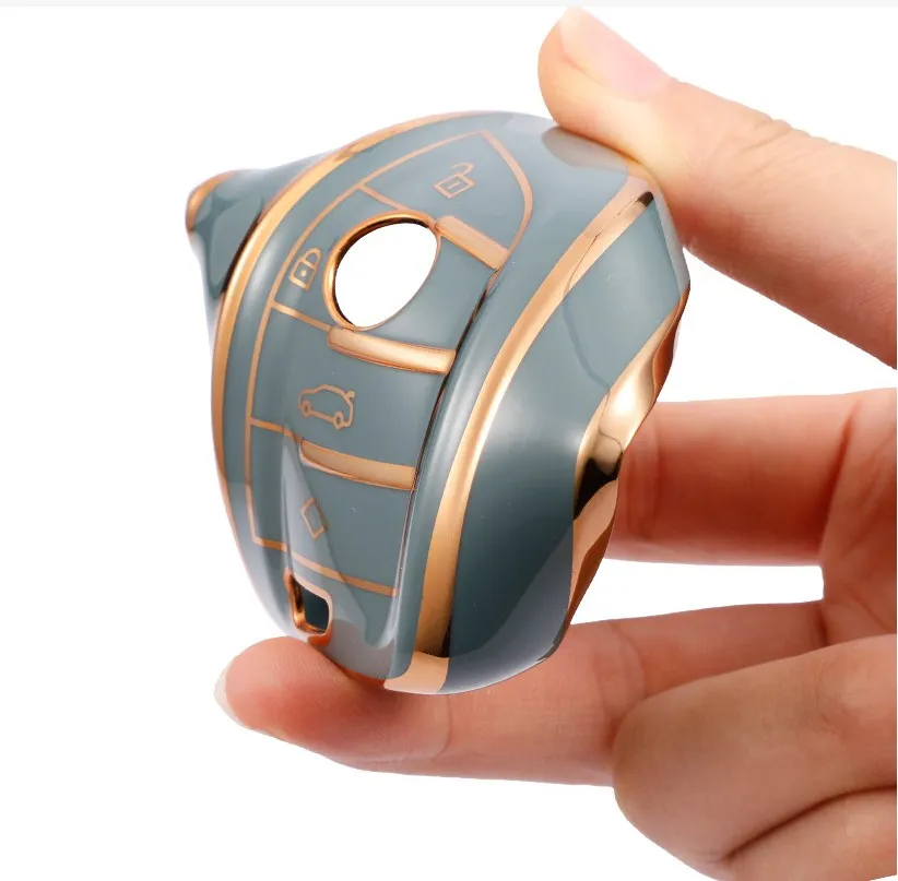 New Design 2022 Car Accessories Gloden Edge Premium Quality Car Key