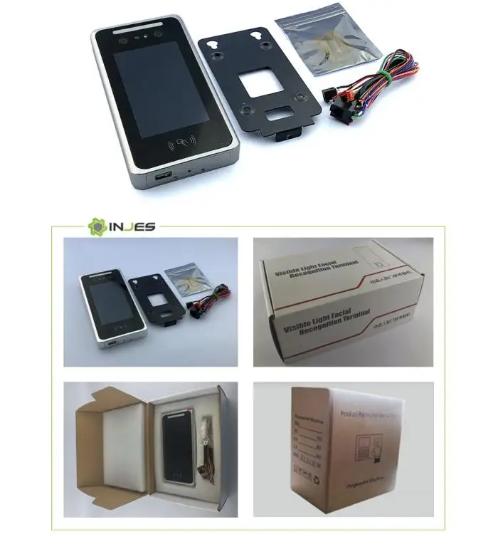 INJES Face Recognition Temperature Measurement System Camera Security Facial Time Attendance Access Control Terminal