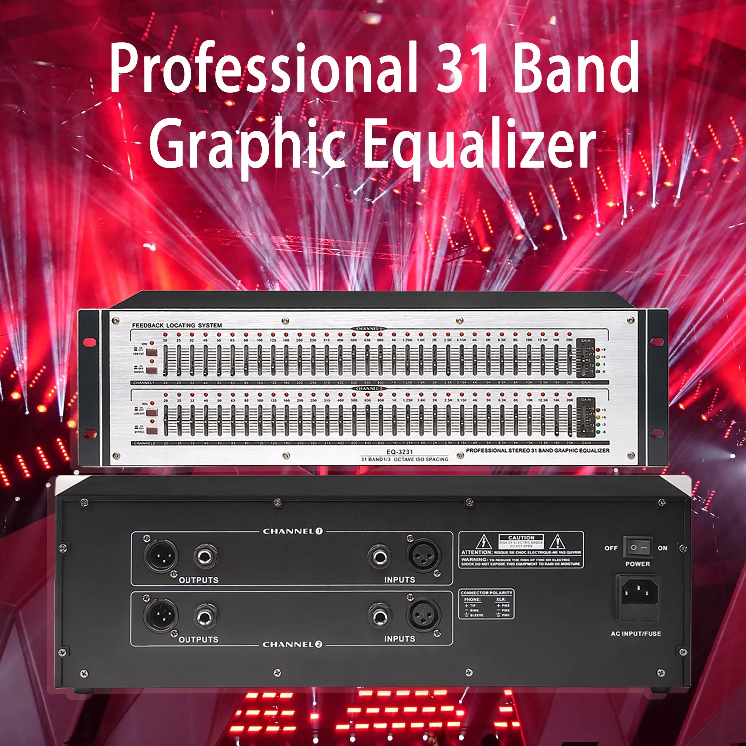DJMAX TECHNIKA　基板　ジャンク GAX-EQ3231 Professional DJ System - 31 Bands Graphic Equalizer