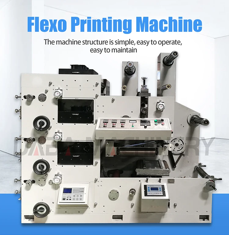 Dingyu Flexo Label Sticker Vinyl Printer Printing And Cutting Machine