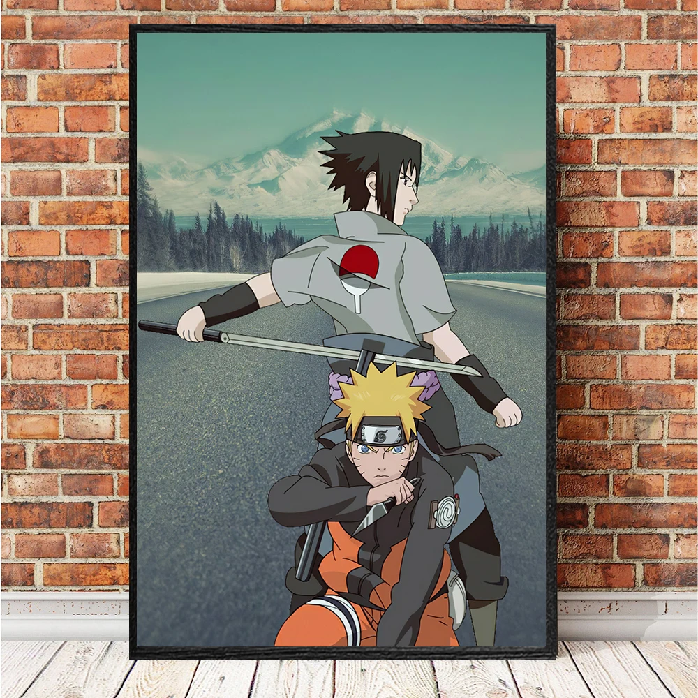 Poster Sasuke Japanese Anime  Presentes & Merchandising