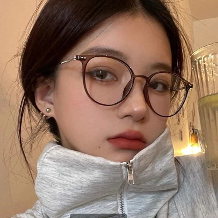 DL Glasses Round Shape Nails Fashion New Arrivals Anti Blue Light Sun Glasses Wholesale TR Frame Women Optical Sunglasses 2022