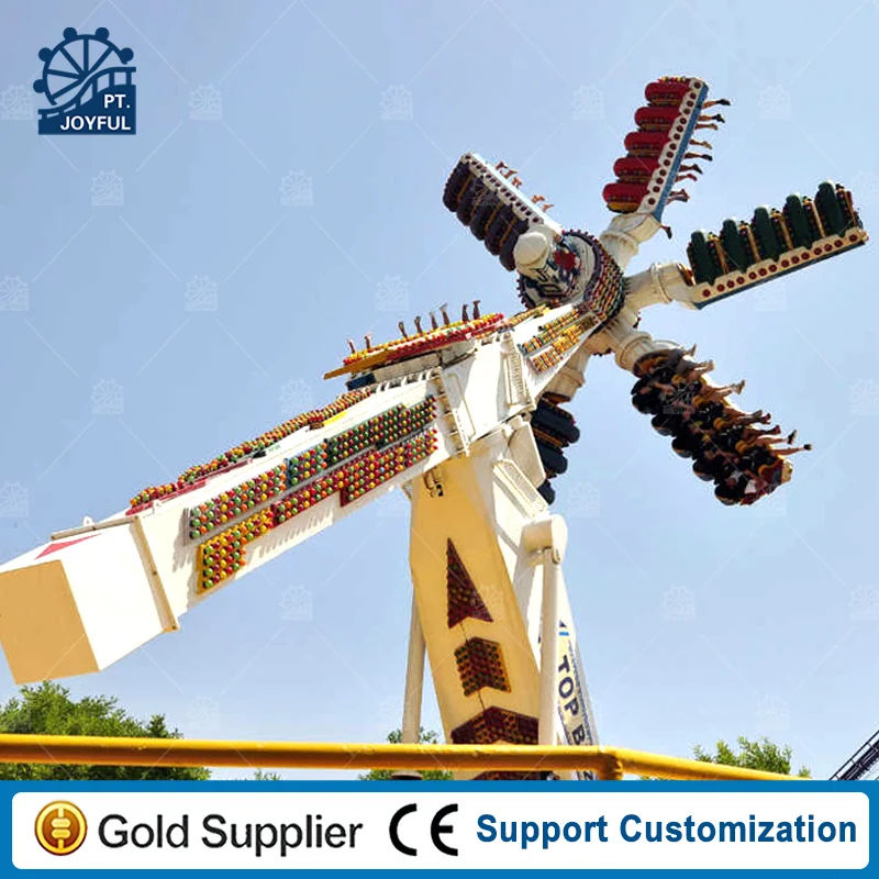 Thrill Extreme Top Scan Speed Windmill Rides Adult Luna Park 30 Seats  Extreme Amusement Rides for Outdoor Park