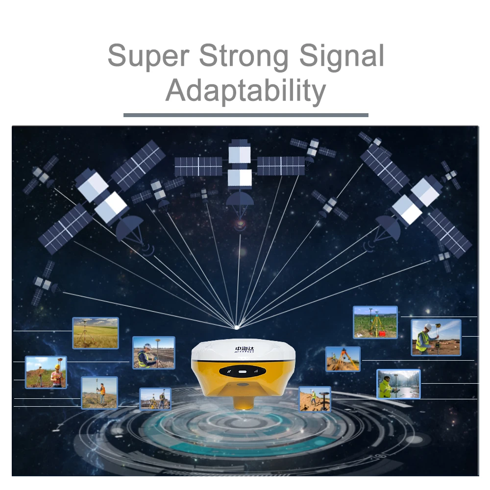 Hi Target V300 Rtk Gps Gnss High Accuracy 1408 Channels Gps Gnss Receiver Rtk V500 V200 VRKT2 Permanent Code Without Failure