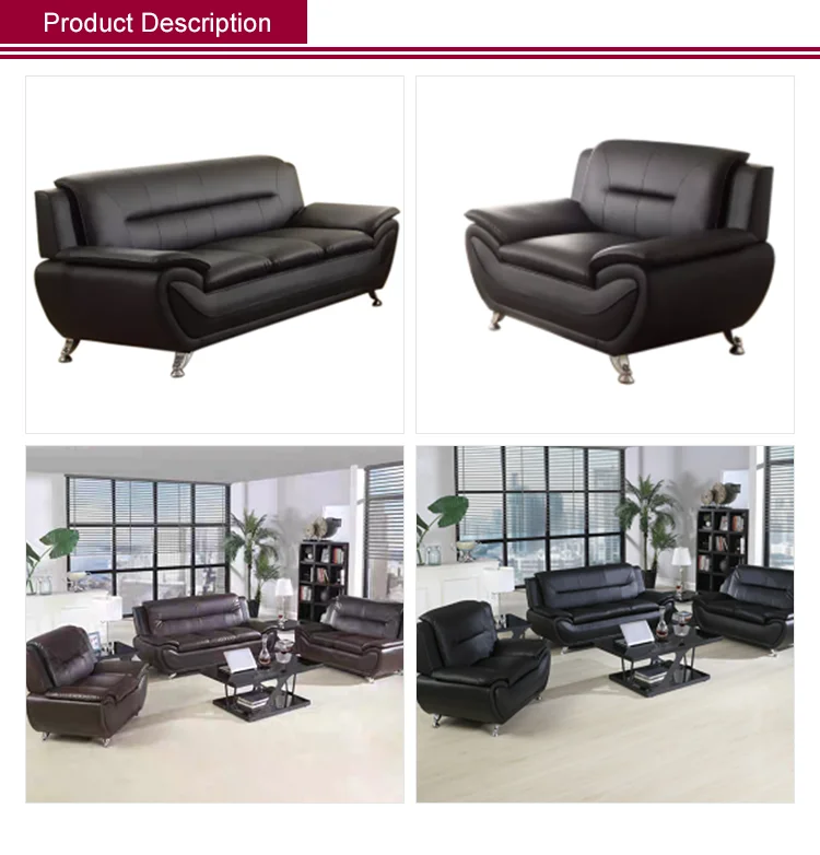 Living Room  Available Black Sofa  Adjustable Backrest Angle Sofa
