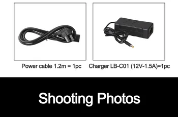 NiceFoto 600ws TTL Wireless Battery Powered Flash Photography Lighting Kit Studio HSS 1/8000s for Nikon and Canon detail image
