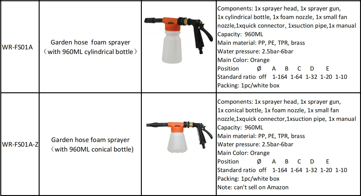 1pc Car Foam Gun