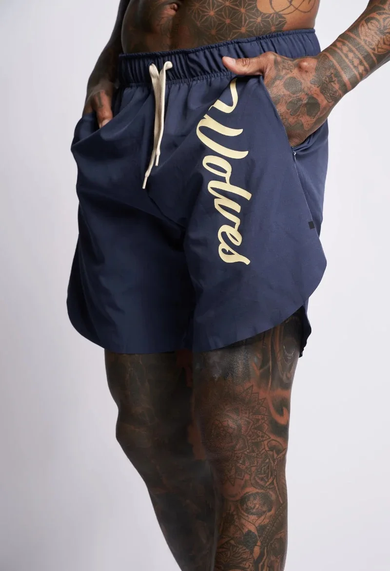 Wholesales 7'' Inch Spandex Workout Shorts Mesh Fitness Mens Gym Shorts