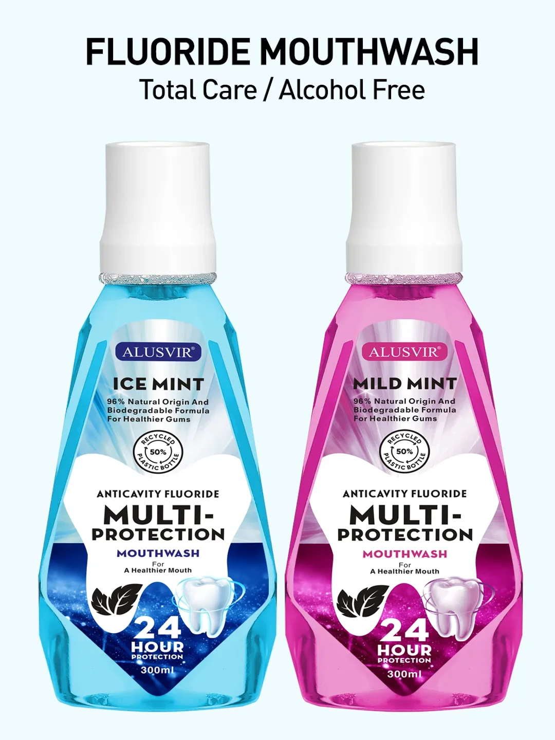 Natural Multifunctional Cool Mint Refresh Breath Oral Mouth Clean 200ml