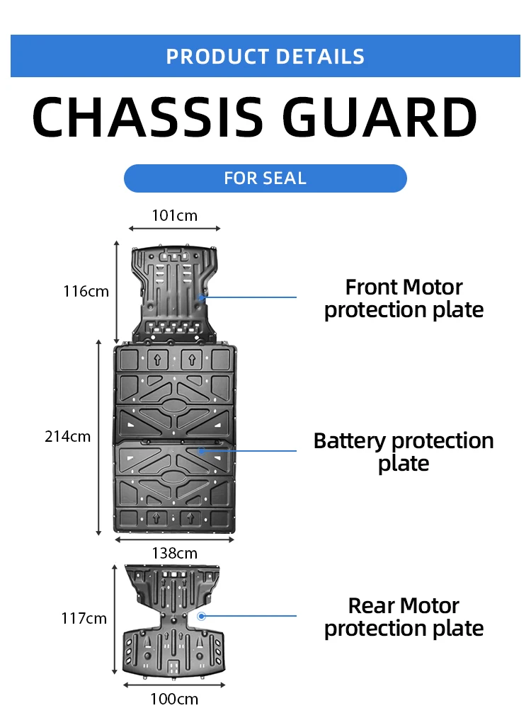 Seal Accessory Battery Guard Plate Underbody Protection Plate Battery Pack Protection For BYD Seal manufacture