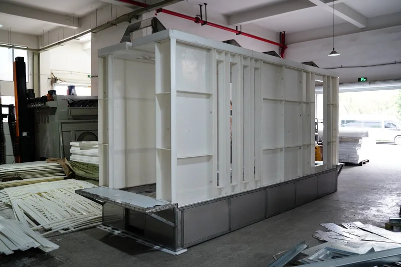 Customized Automated Powder Coating Paint Spray Booth for Furniture Aluminum Profile