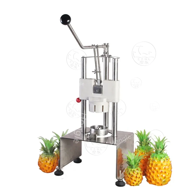 Semi Automatic Pineapple Peeling and Coring Machine / Pineapple Peeler Machine