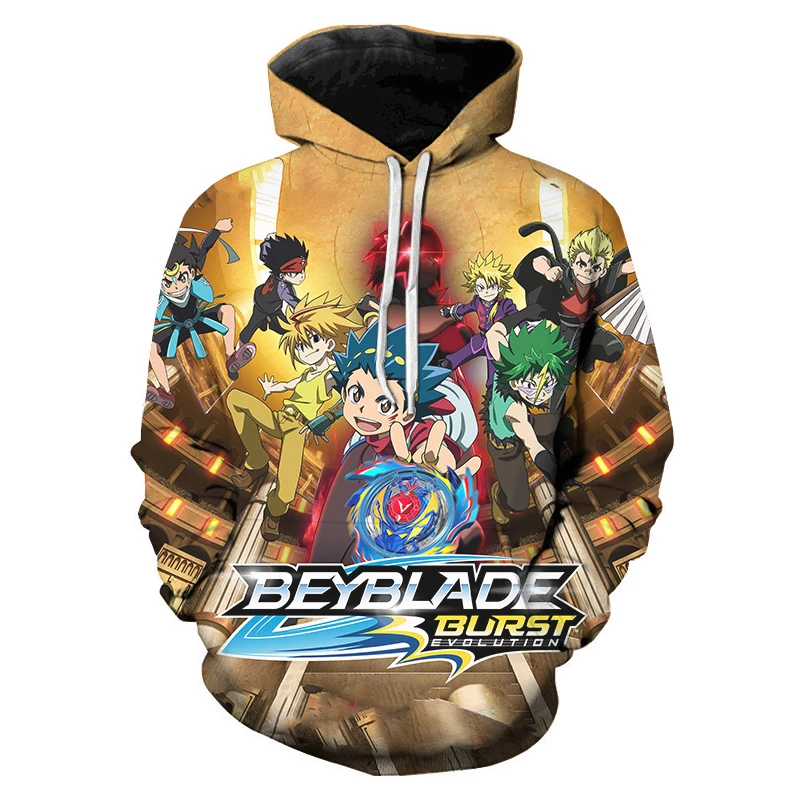 Beyblade Burst 3D Printed Hoodies for Men Japanese Anime 3D Printing Hoodies From Men Hot Cool Fashion Oversized Pullover Alibaba