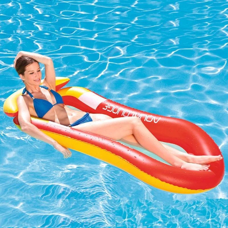 Inflatable Floating Water Hammock Float Pool Lounge Bed Swimming Chair Summer 