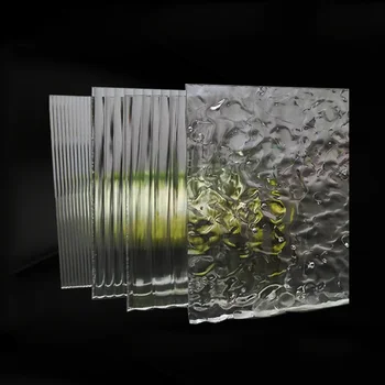 Onemu Transparent Wave Pattern Perspex Panel Cast Pmma Plastic Sheet Polish clear Acrylic Sheet