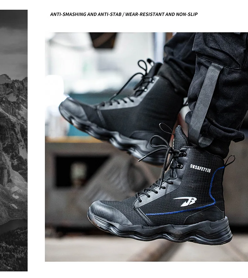 Industrial Shoes Hot Selling Construction Site Men's Antismashing Anti