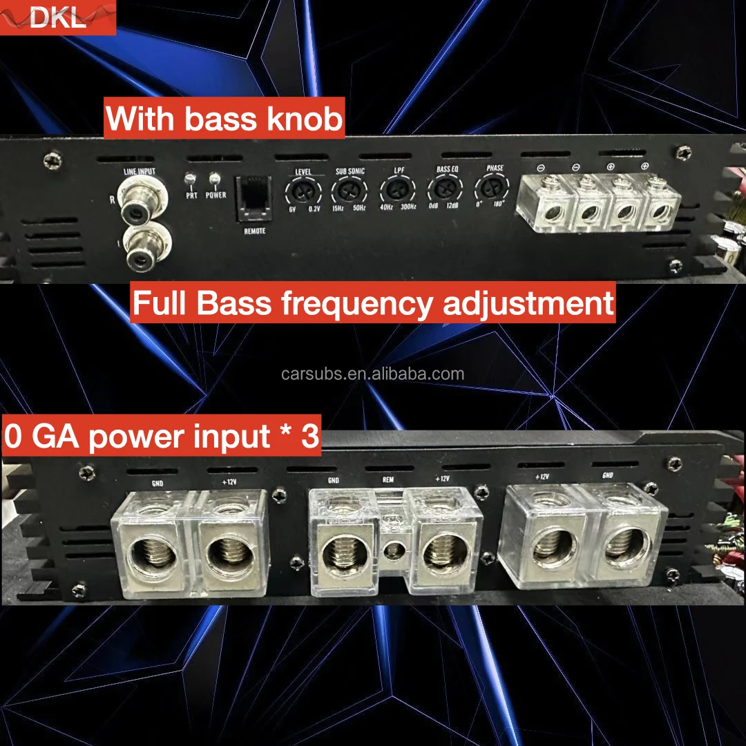 Korea Pcb Board Car Subwoofer Amplifier Rms 10000w Class D 1 Ohm Strong
