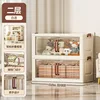 Two-layer transparent cabinet doors
