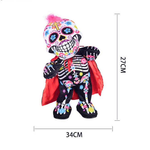 24 Halloween Party Skeleton Demon Rubber Bracelets, Halloween Trick Or Tread Chr