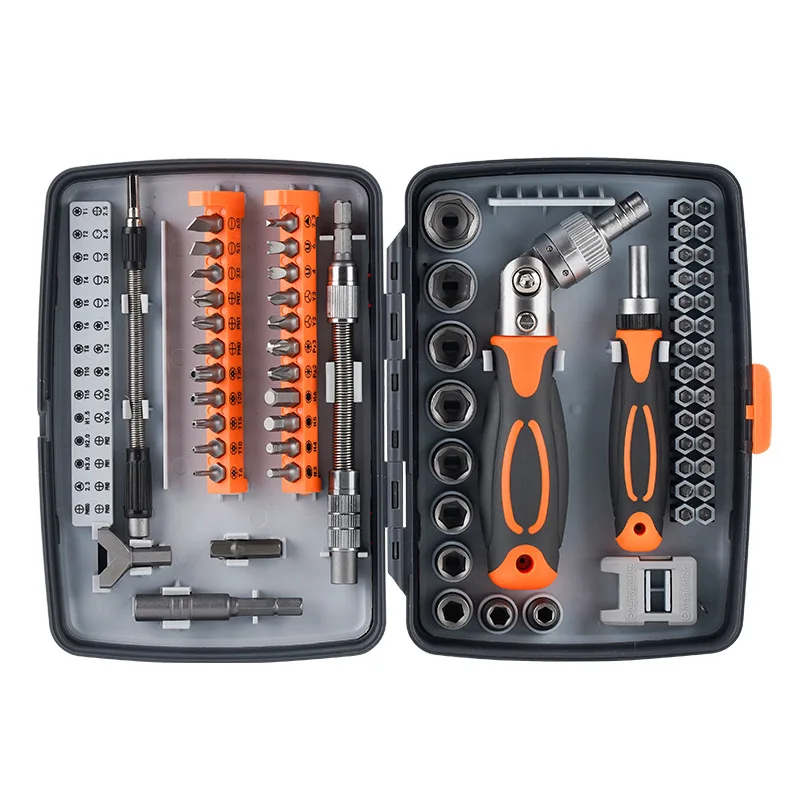 Ratcheting Screwdriver Set 68 In 1 Socket Set & Screwdriver