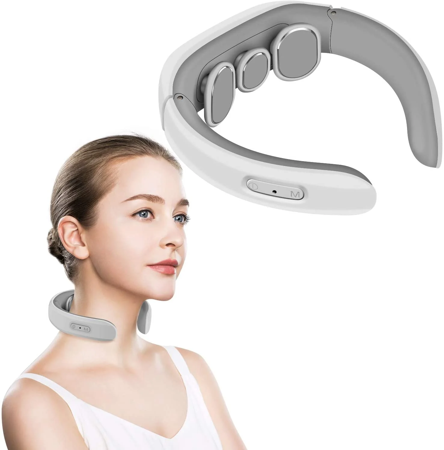 Electric Wireless Neck Massager 360 Infrared Physiotherapy