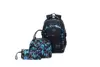 7798-1 camouflage black with blue-19 inches