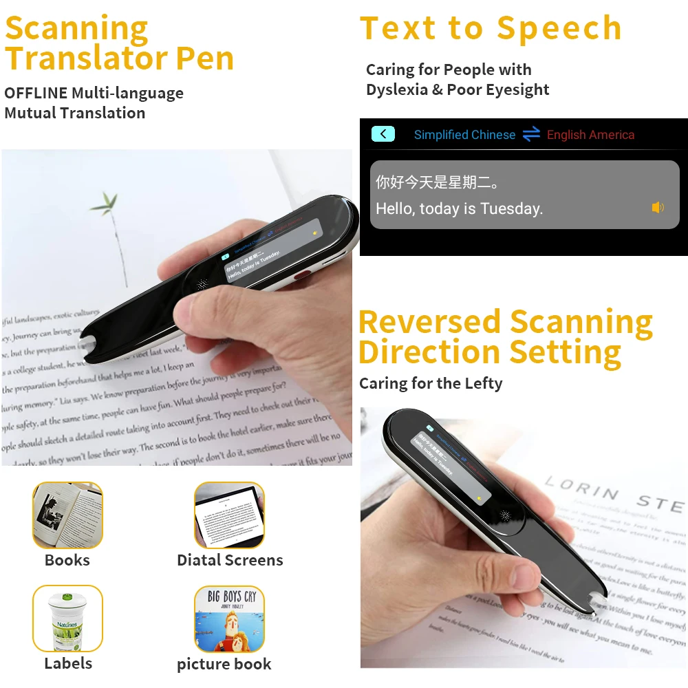 Oem Factory Cheapest Vormor X1 Translation Pen Scanner 2.23inch Mini