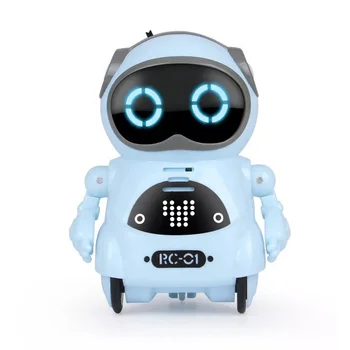 New Multi function AI Mini Robot With Speech Recognition voice dialogue/ changing and tongue learning singing and dancing Light