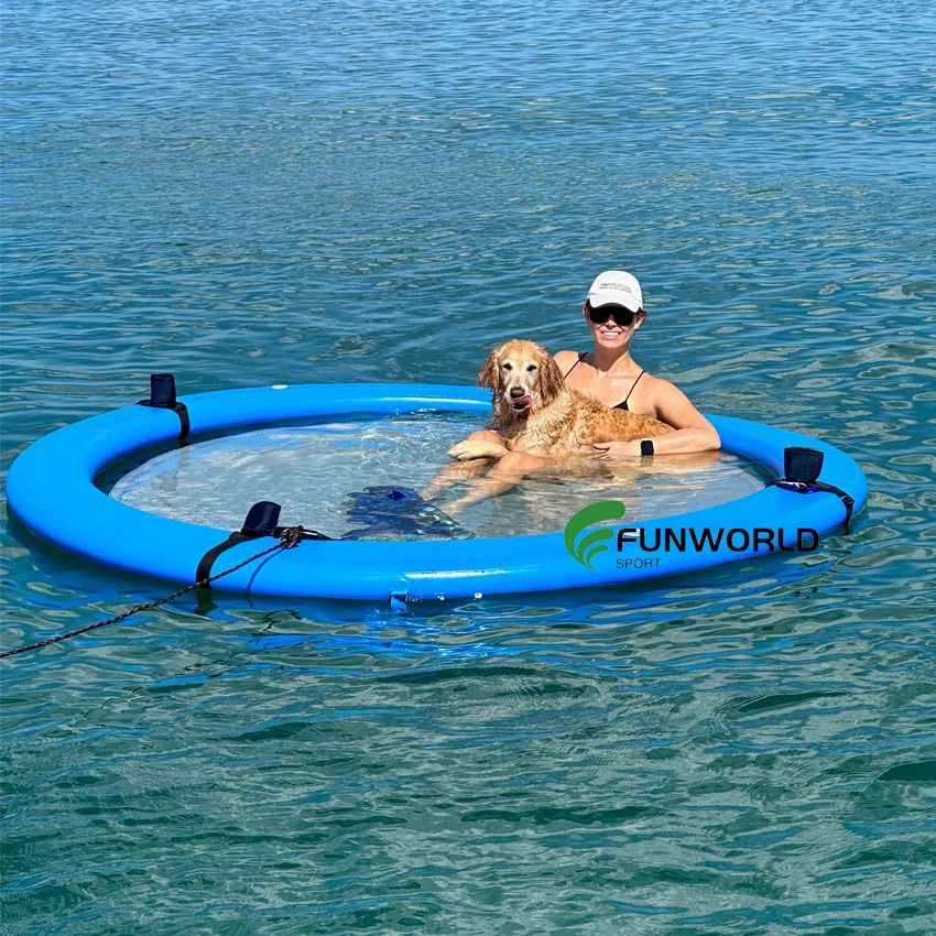 Pack De 2 Hamacas Flotantes Para Piscina – Colchoneta 4 En 1 Portátil, Playa Y Lago