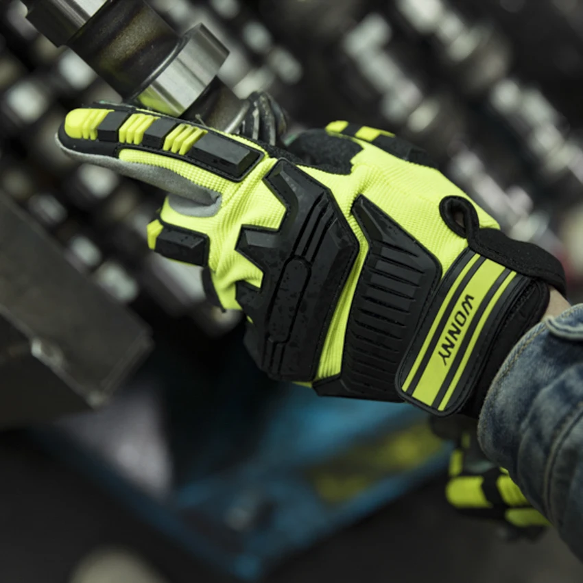 Продажа по оптовым ценам; Принт на сенсорном экране конструкция безопасности перчатки трудятся механика порезостойкие перчатки, защитные перчатки Краткое Описание продукта: