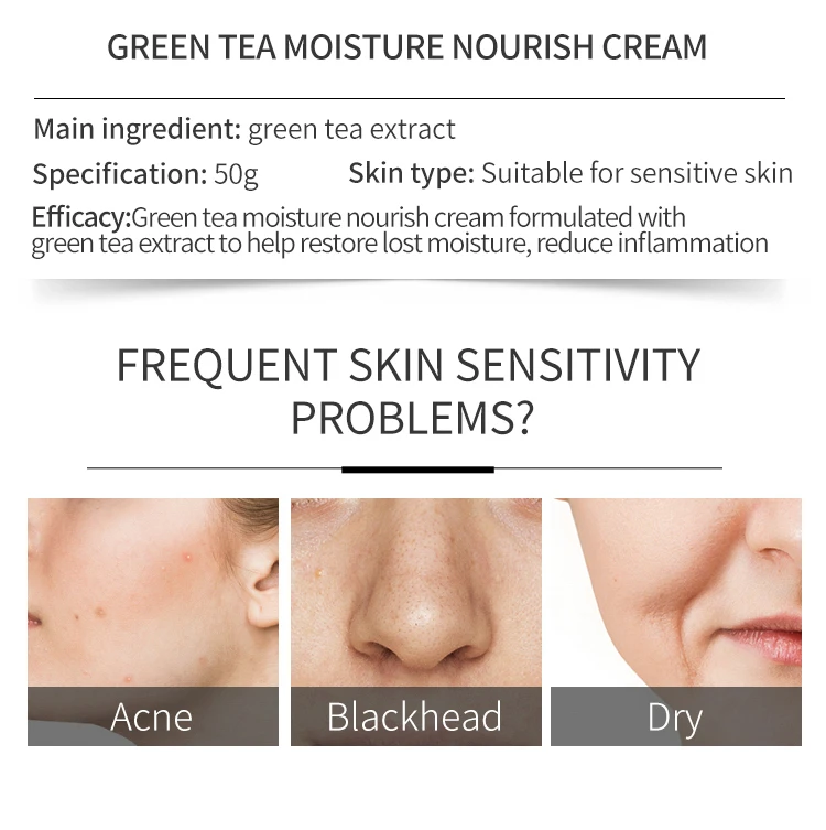 DR RASHEL Green Tea Moisture and Nourish Facial Cream 50g Face Cream