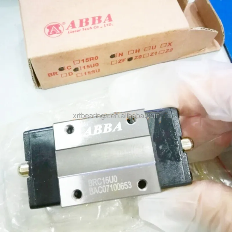 Original Taiwan ABBA Linear Guide Block Rail BRC15U0 BRC15UO