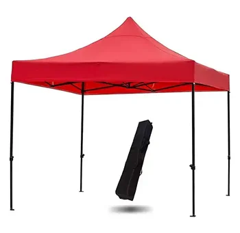 10x10 Outdoor Pop-Up Garden Gazebos with Steel Frame Fabric Side Wall 5m Advertising Canopy for Business Trade Shows 3x3 Size