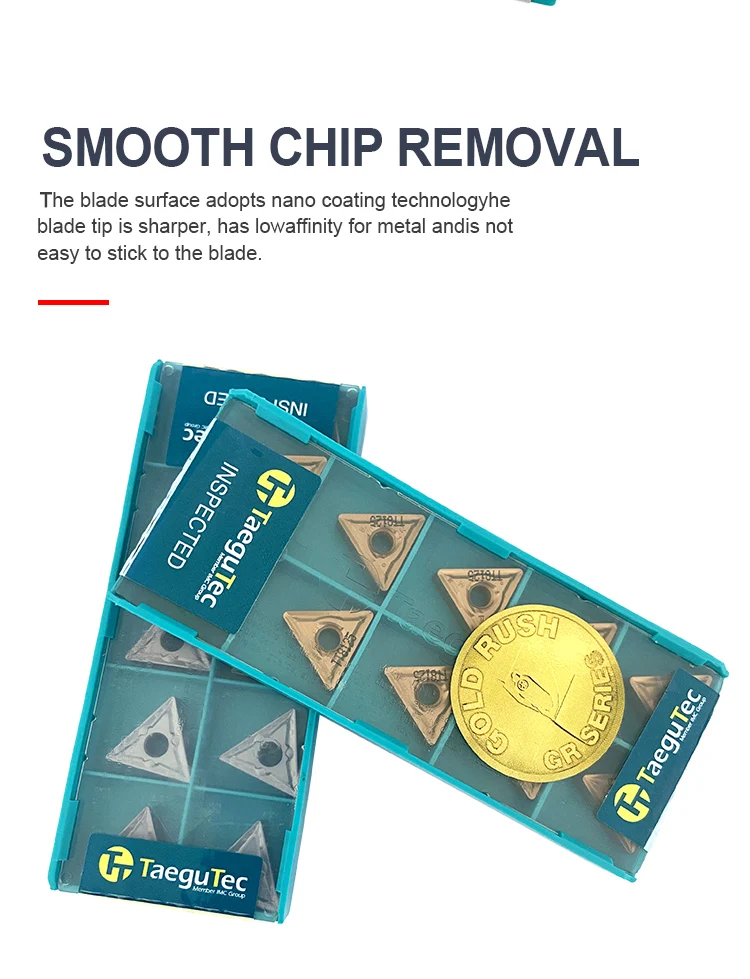 Tnmg160404/08 Mt Tt5080/tt8125(b) 100 Original Original Taegutec