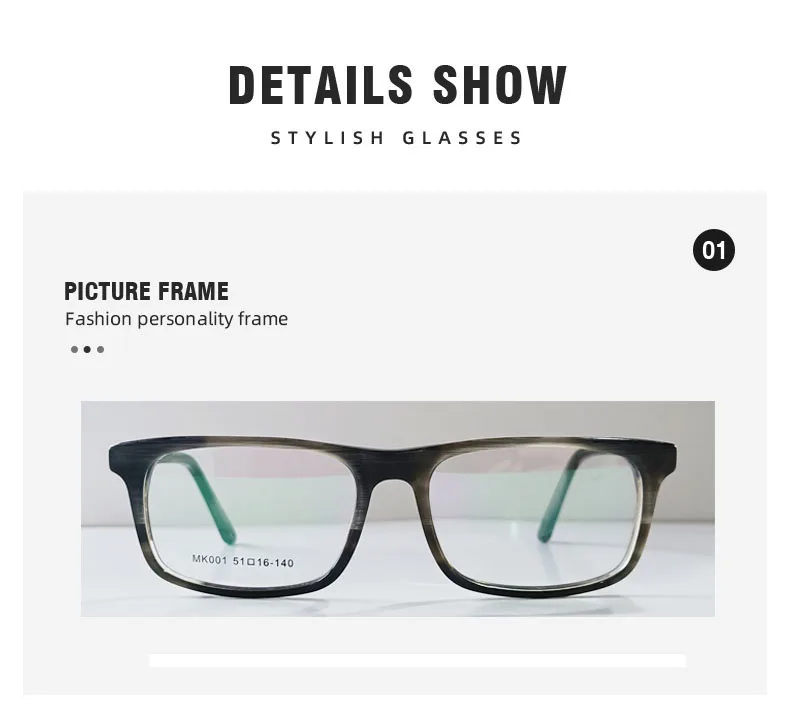 Mk001 Ready Quick Ship Prescription Glasses Men Spectacle Frame