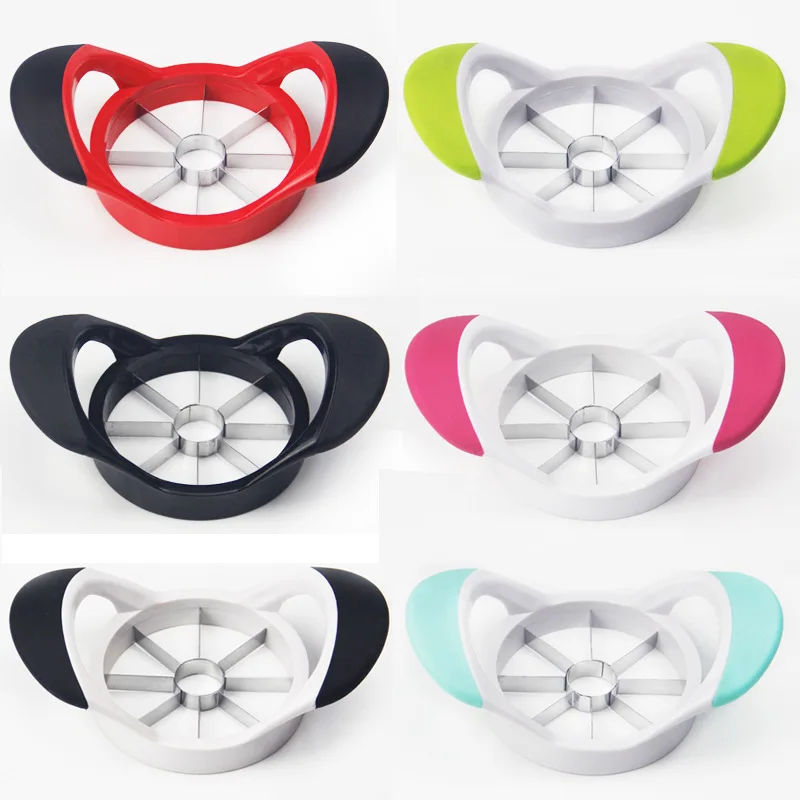 Резак для резки яблок острые лезвия из нержавеющей стали и эргономичная пластиковая ручка