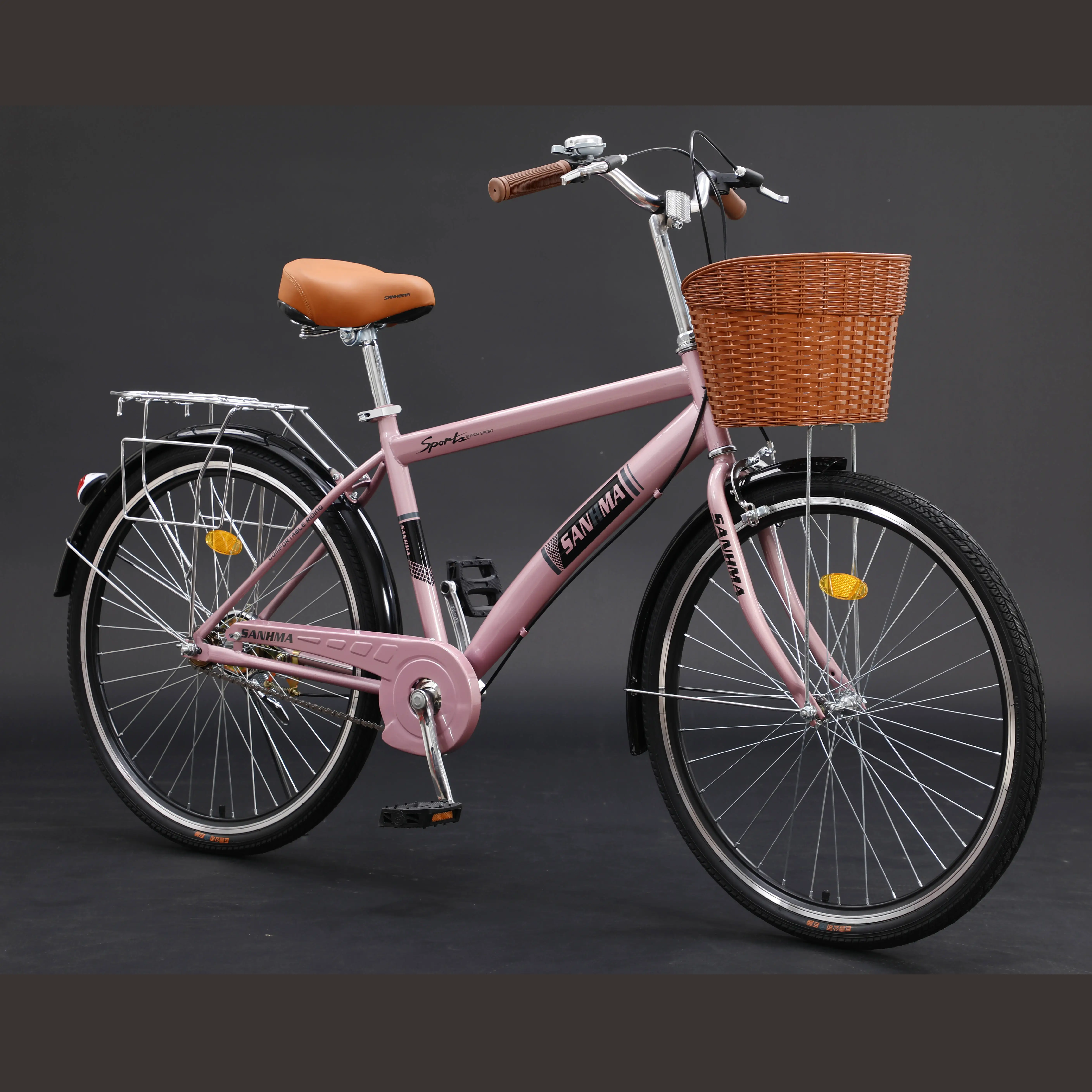 Adult Lady Vintage Bike Single/6 Speed Women Retro City Beach Cruiser Bike  Bicycle