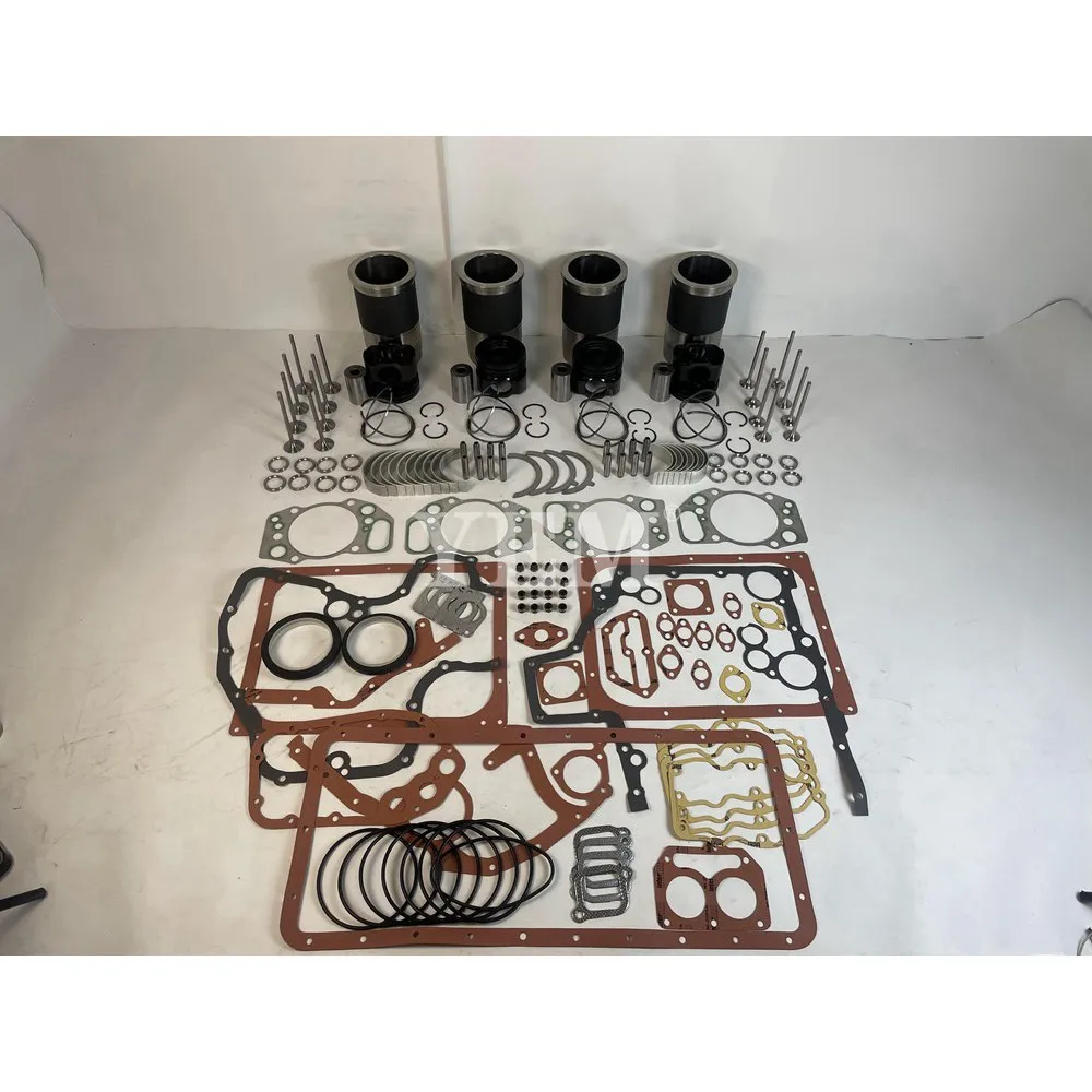 D934 Repair Kit With Head Gasket Set Cylinder Piston Rings Liner Bearing Valves for Liebherr