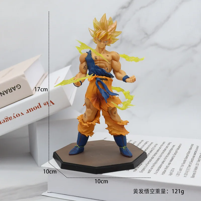 27cm Action Figure Dragon Ball Z Son Goku super saiyajin 5 Boneco De Ação  De Macaco Rei Vegeta Gohan Trunks Goku Ornamentos Decoração