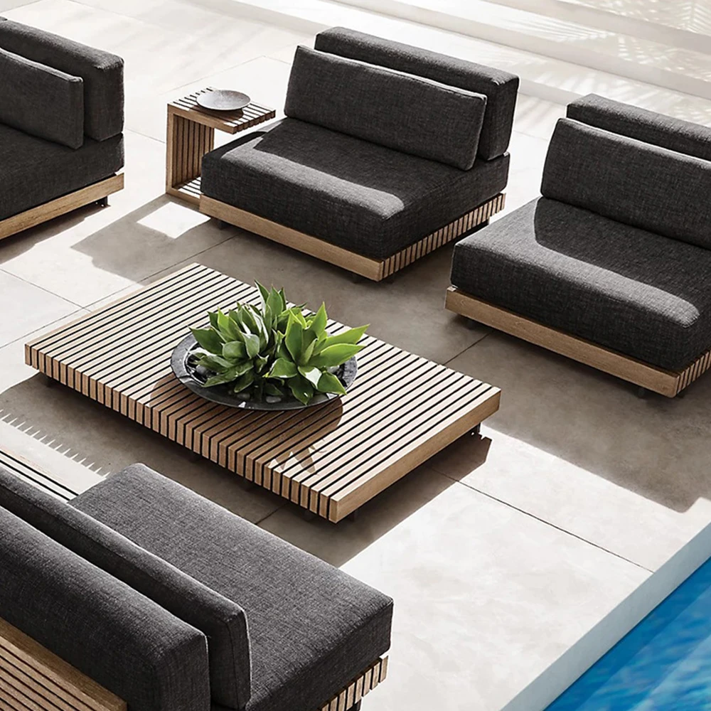 Набор уличной мебели в скандинавском стиле диван для гостиной сада дома отдыха секционный угловой садовый уличный