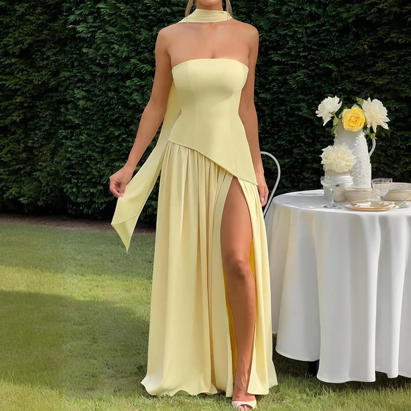 black off shoulder wedding guest dress Sexy Off Shoulders Satin Black Long Evening Formal Dress Split Wedding Guest Dress Black / US2