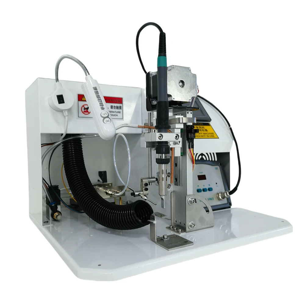 NB-526 Semi-automatic USB Electric Soldering Machine With Adjustable Angle Aviation Plug Oblique Welding Machine