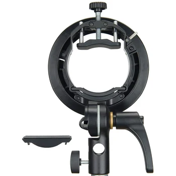 Godox S2 Speedlite S2-Type Camera Flash Bracket Bowens Mount for Godox V1 AD200Pro AD400Pro AD200 V860II TT685 TT600 TT350 detail image