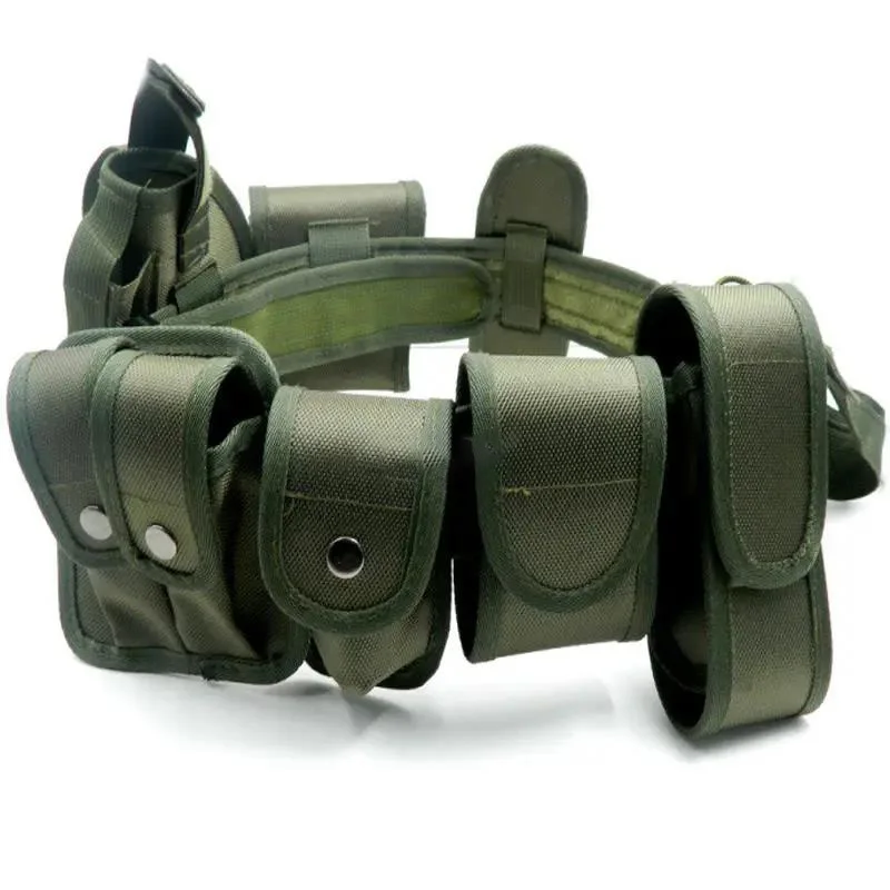 Waterproof Multifunctional Wear-resistant Multifunctional Security Belts Training Guard Utility Heavy Duty Belt Set