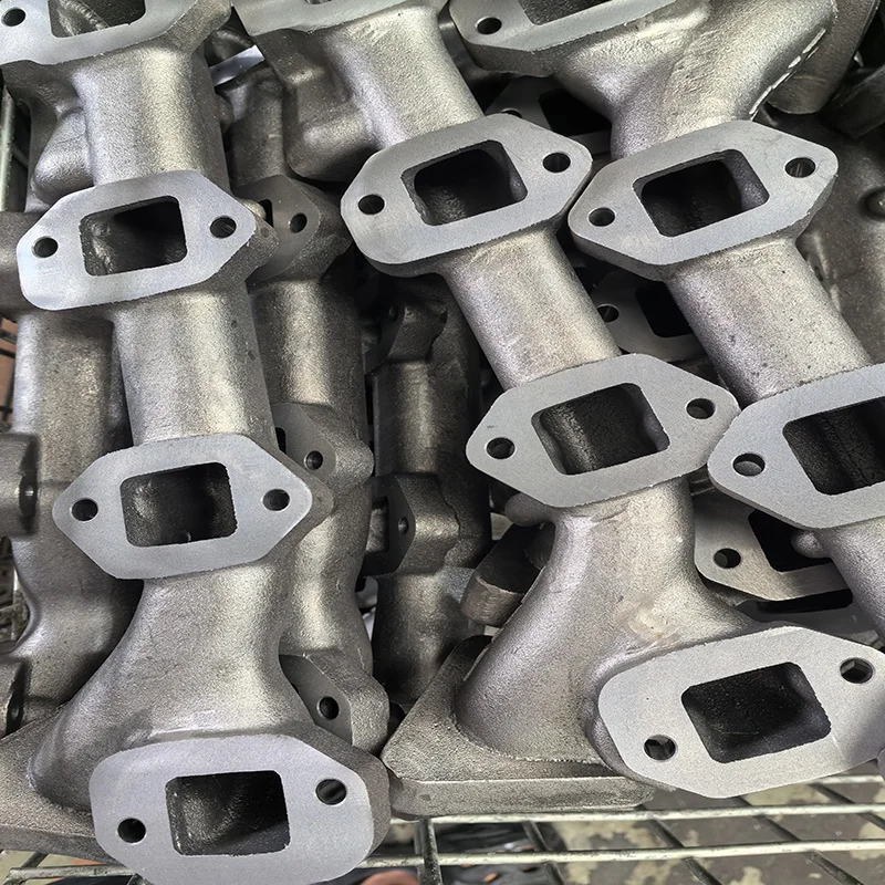 Stalowy odlew z żeliwa sferoidalnego kolektor wydechowy, produkt usług premium