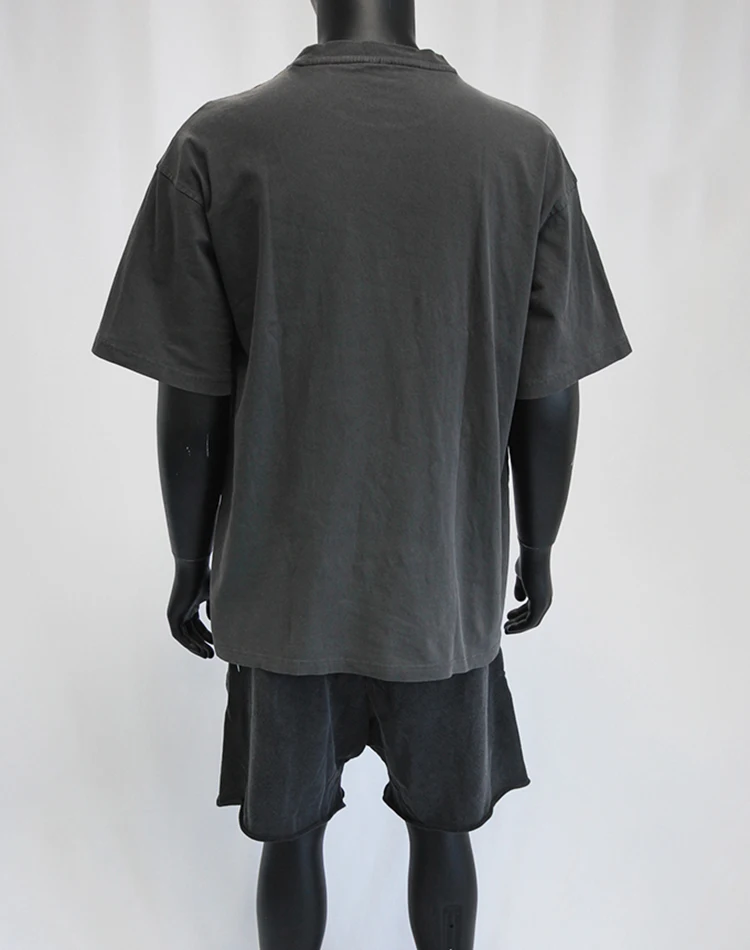 Clothing Manufacturers Custom Oversized Hip Hop Heavyweight T-shirt ...